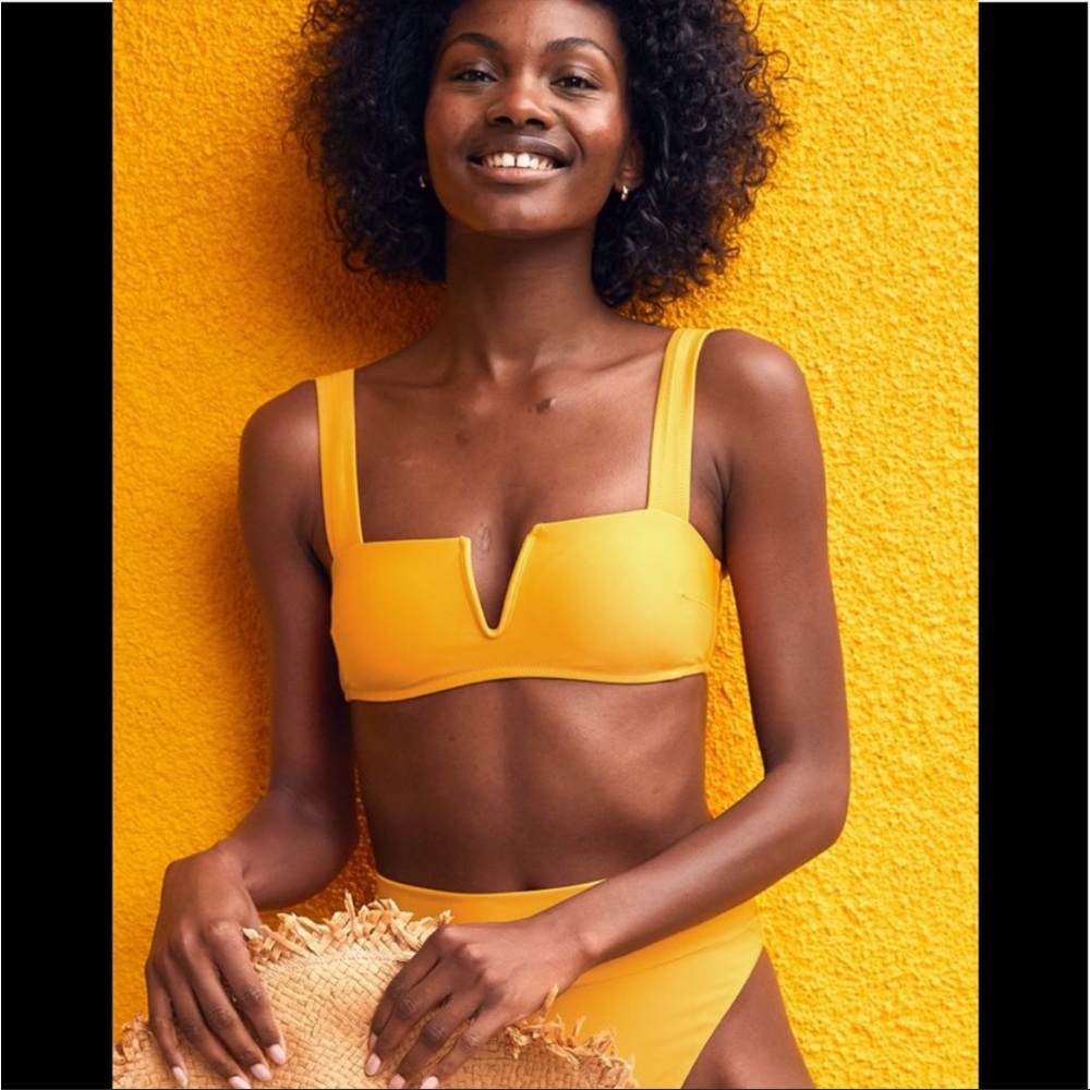 NWT Aerie V Bandeau Bikini Top